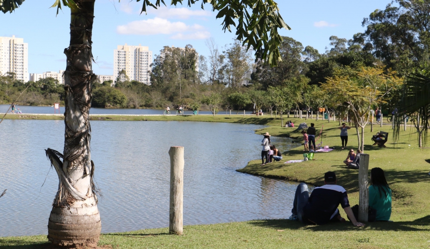 Parque Centenário está inserido na Área de Proteção Ambiental da Várzea do Rio Tietê (Ney Sarmento/ Arquivo PMMC)