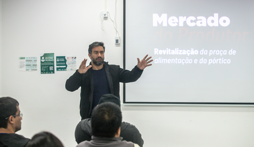 A Prefeitura de Mogi das Cruzes apresentou na tarde de ontem (1º) o projeto de revitalização do Mercado do produtor (Warley Kenji/PMMC)