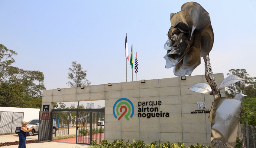 Parque Airton Nogueira receberá o primeiro Play Pet ecológico de Mogi das Cruzes. Será o quarto equipamento do tipo instalado na cidade (Divulgação/PMMC)