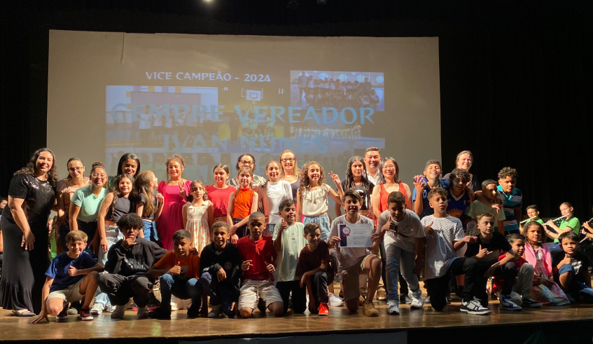 O Cempre Ver. Ivan Nunes Siqueira, no Oropó, foi o vice-campeão da 2ª Olimpiada e Paralimpiada Pequenos Esportistas. (Divulgação/PMMC)