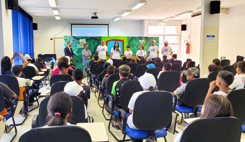 Evento foi realizado no auditório da Escola de Governo e Gestão, no Nova Mogilar (Julio Nogueira/Semae)