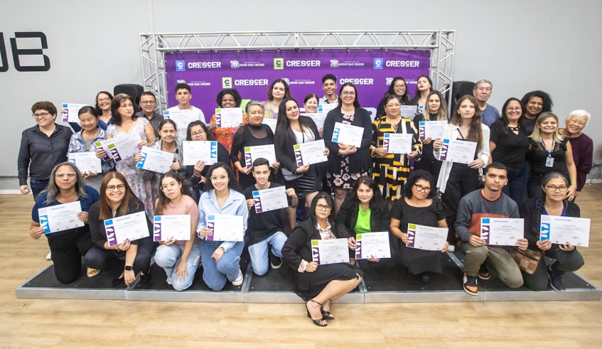 Prefeitura de Mogi das Cruzes certifica mais de 100 alunos de 31 cursos do CRESCER (Warley Kenji/PMMC)