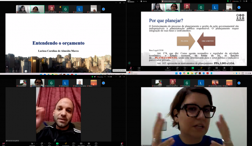 Formação para servidores e conselheiros públicos sobre Ciclo Orçamentário (Divulgação/PMMC)