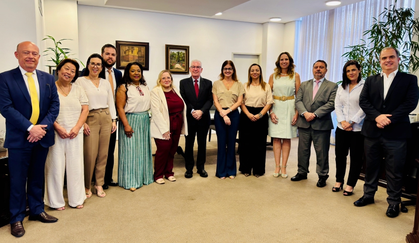 Reunião, em São Paulo, discutiu a adesão de Mogi das Cruzes ao Pacto Ninguém se Cala e representa mais um passo para a proteção às mulheres na cidade (Divulgação/PMMC)