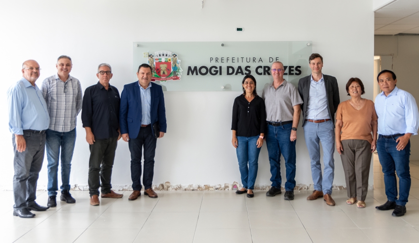 Prefeitura de Mogi das Cruzes recepcionou diretores da multinacional Blue Skies Global para estreitar relações e parcerias para futuros investimentos na cidade (Divulgação/PMMC)
