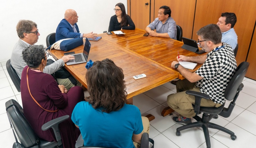 Reunião de trabalho foi realizada na sede da Secretaria Municipal de Meio Ambiente e debateu pontos para uma possível parceria com o Instituto Lixo Zero (Divulgação/PMMC)