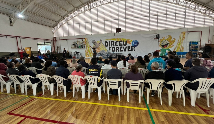 Na manhã desta segunda-feira, as atividades do Maio Amarelo em Mogi das Cruzes contaram com uma palestra no Centro Municipal do Paradesporto (Divulgação/PMMC)