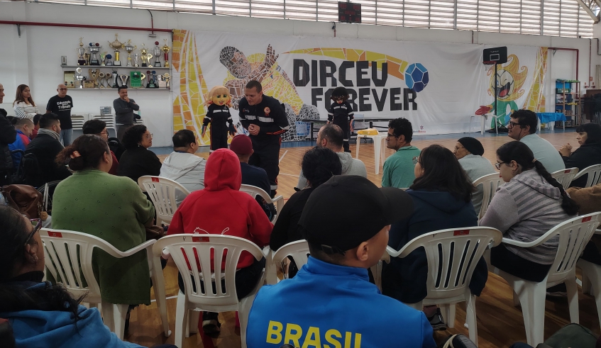 Na manhã desta segunda-feira, as atividades do Maio Amarelo em Mogi das Cruzes contaram com uma palestra no Centro Municipal do Paradesporto (Divulgação/PMMC)