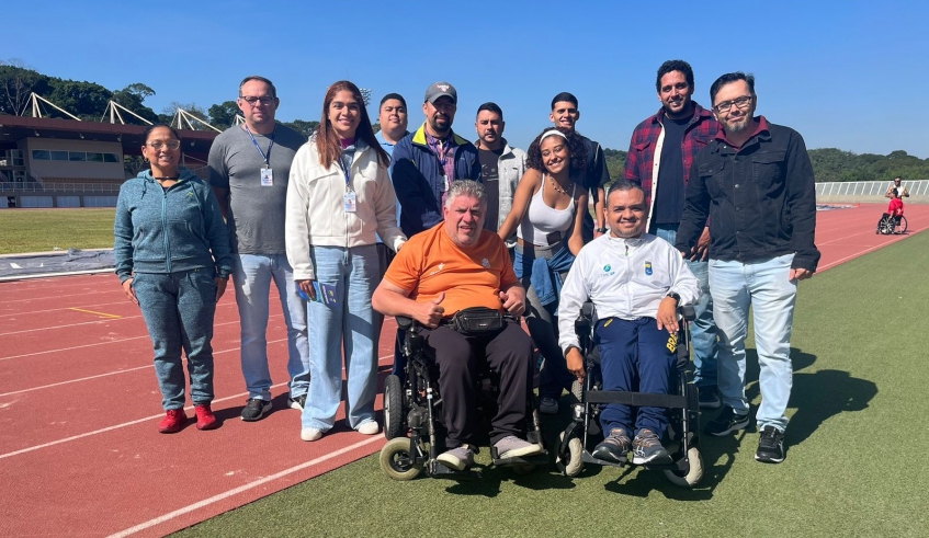 Equipe do Centro Municipal de Paradesporto visitou o Centro de Treinamento Paralímpico Brasileiro, dentro do trabalho de capacitação do colaboradores (Divulgação/PMMC)
