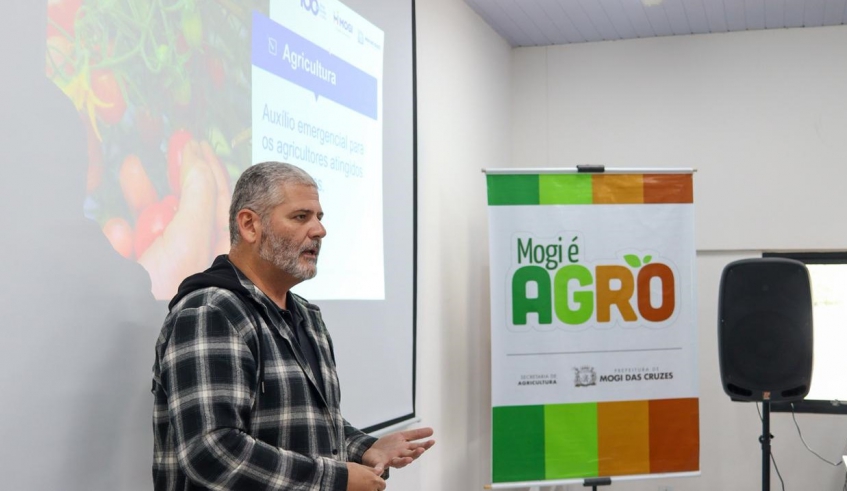 Reunião de prestação de contas apresentou ações da Secretaria de Agricultura e Abastecimento realizadas nos primeiros 100 dias de gestão e apresentou novas iniciativas (Divulgação/PMMC)