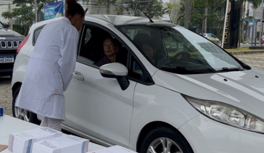 Vacina contra a gripe será aplicada em drive thru neste sábado (24/05), na Avenida Cívica (Divulgação - PMMC)