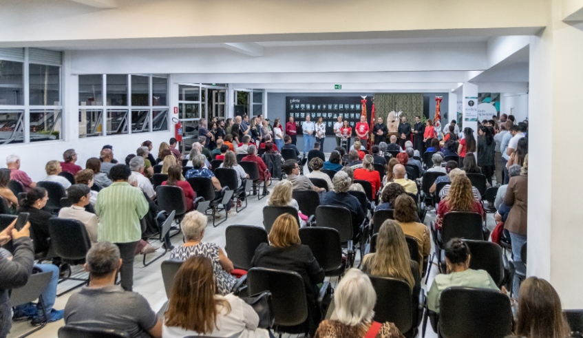 Subimpério do Divino pode ser visitado no hall da Prefeitura de Mogi das Cruzes (Divulgação - PMMC)