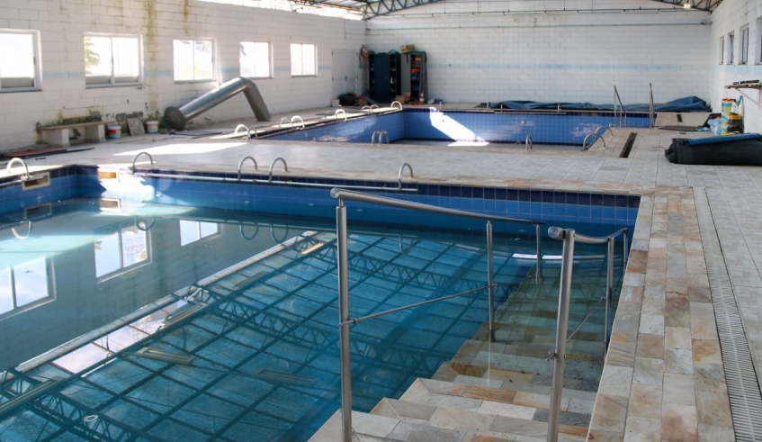 Pró Hiper recebeu serviços de recuperação da piscina, com manutenção do trocador de calor, reforma da casa de máquinas, elétrica e hidráulica (Divulgação/PMMC)