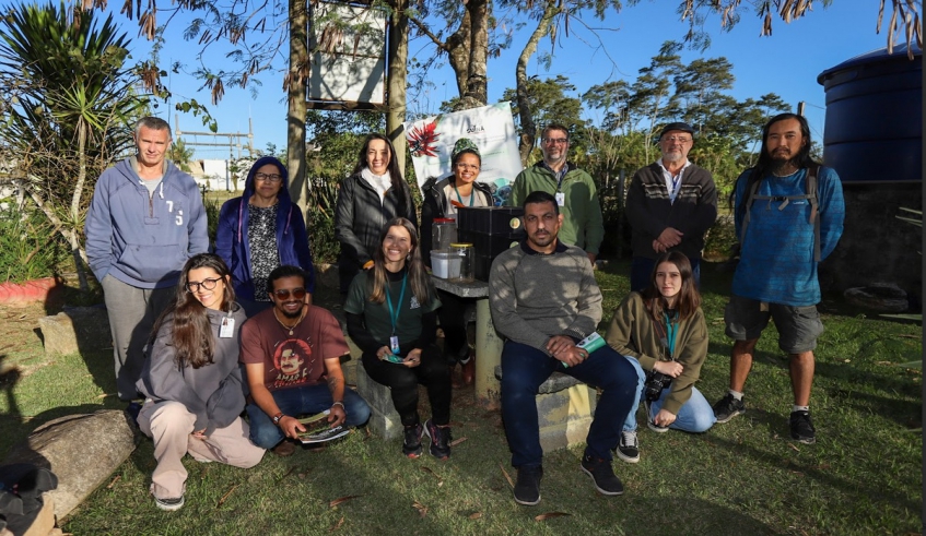 Oficina foi realizada no Viveiro Municipal, localizado no Parque Leon Feffer, e faz parte da programação do Junho EcoSustentável (Divulgação/PMMC)