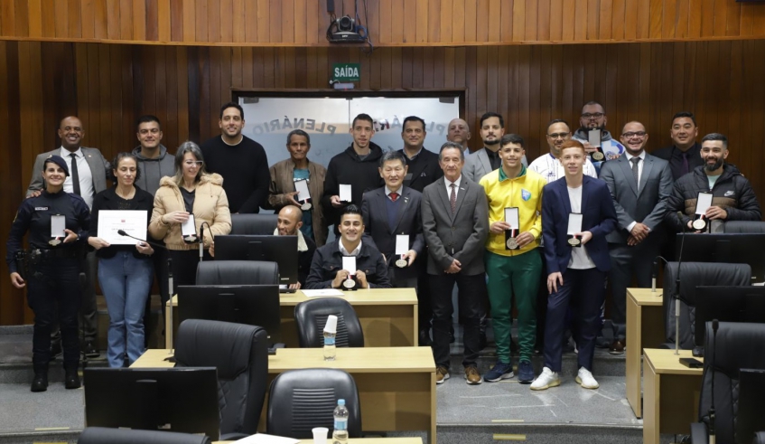 Durante o evento, foram entregues homenagens a 12 categorias, entre esportistas, equipes, técnicos e projetos esportivos realizados em Mogi das Cruzes