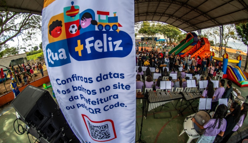 Programa Rua + Feliz foi retomado com ampla programação no Jardim Santos Dumont (Divulgação - PMMC)