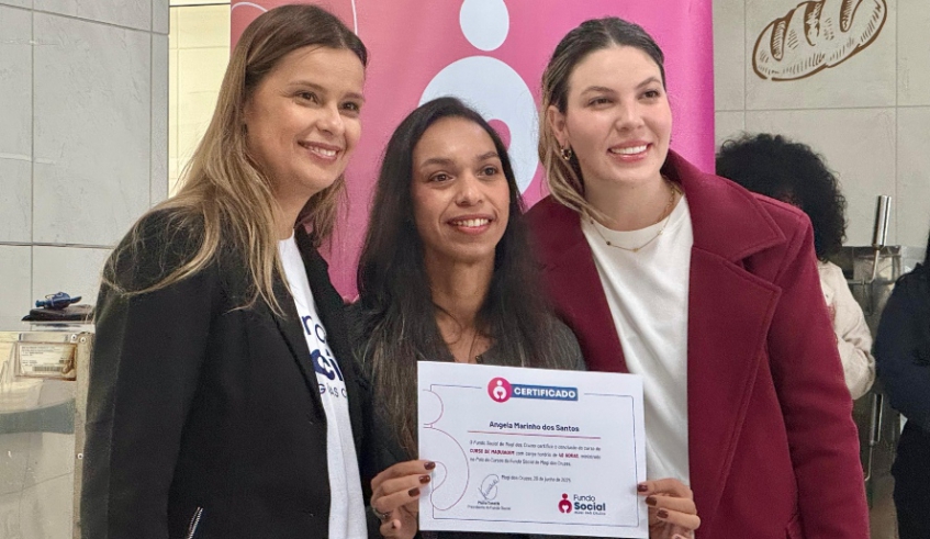 Fundo Social entrega certificados para formandos dos cursos de capacitação profissional (Divulgação - PMMC)