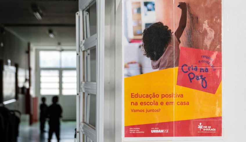 O programa Cria na Paz já esta na EM Profª Maria Eugênia Fochi de Araújo. (Divulgação/PMMC)