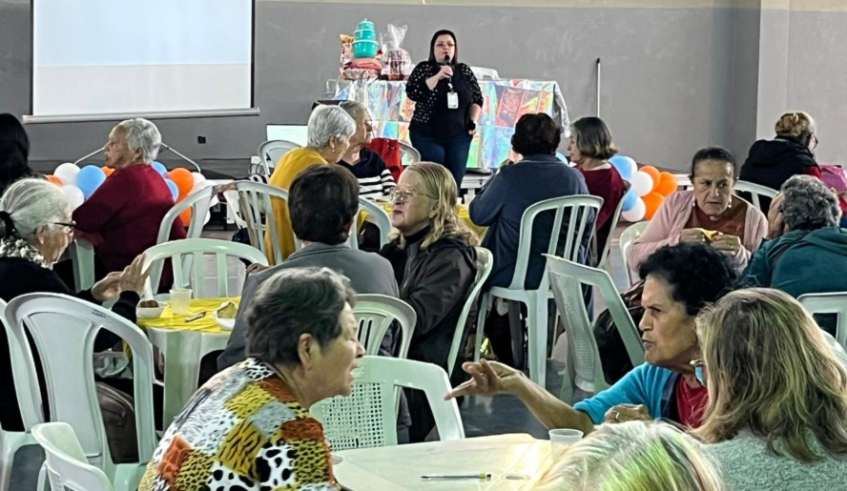 Palestra orienta sobre os malefícios do uso do tabaco (Divulgação - PMMC)
