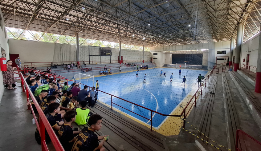 Os jogos das oitavas de final foram disputados no Centro Esportivo do Bunkyo, na Porteira Preta. (Divulgação/PMMC)