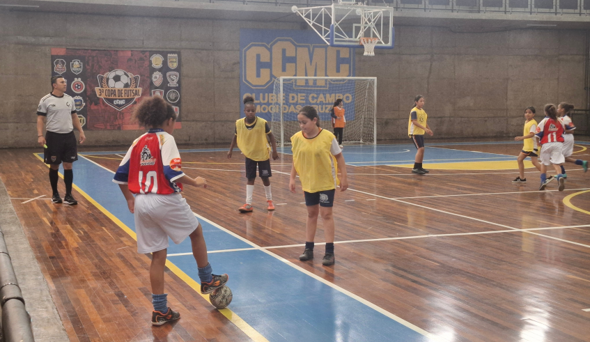 Os jogos femininos no período da tarde começaram com emoção. (Divulgação/PMMC)