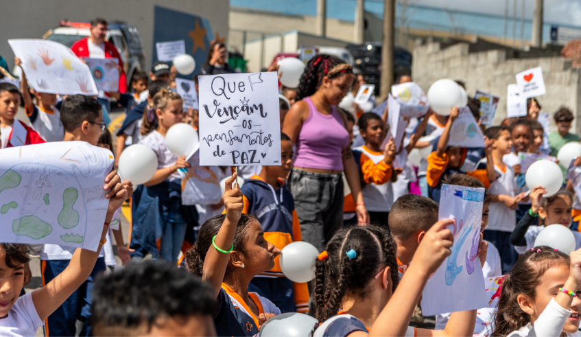 Os alunos destacaram a importância da iniciativa. (Divulgação/PMMC)