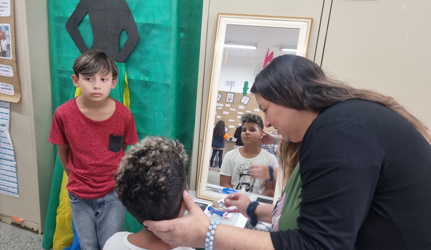 A mostra foi aberta para visitação das famílias e da comunidade escolar. (Divulgação/PMMC)