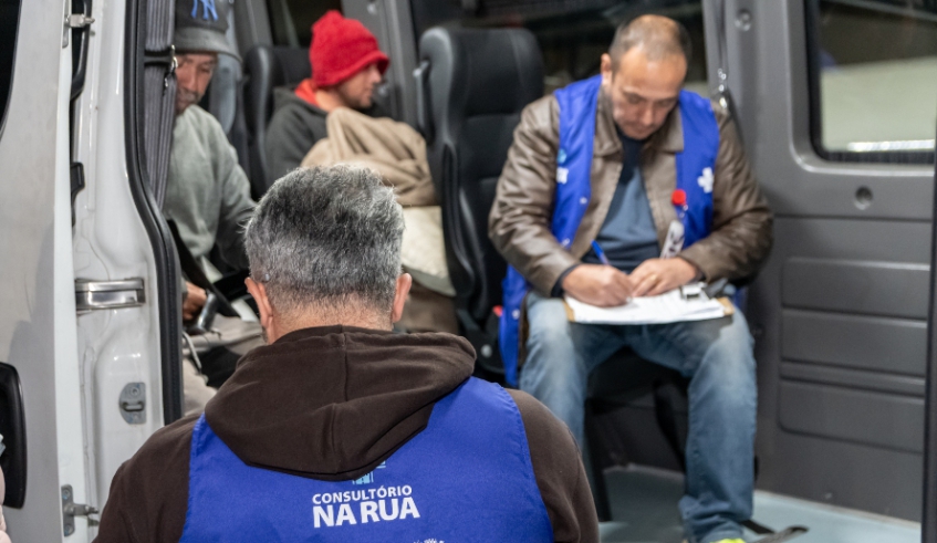 Consultório na Rua leva serviços ao Largo do Rosário, neste sábado (15/11) - (Divulgação - PMMC)
