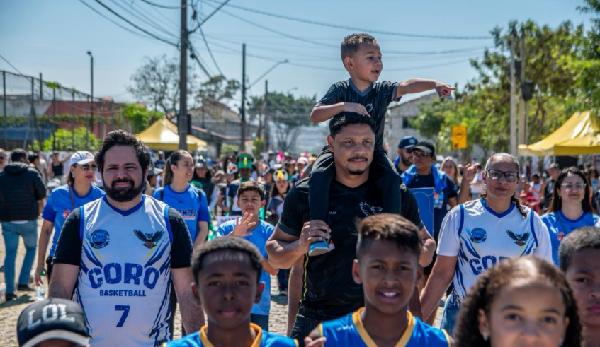 Escolas e creches da rede municipal de ensino comemoraram o aniversário do distrito. (Divulgação/PMMC)