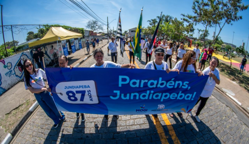 A alegria tomou conta dos participantes do Desfile. (Divulgação/PMMC)