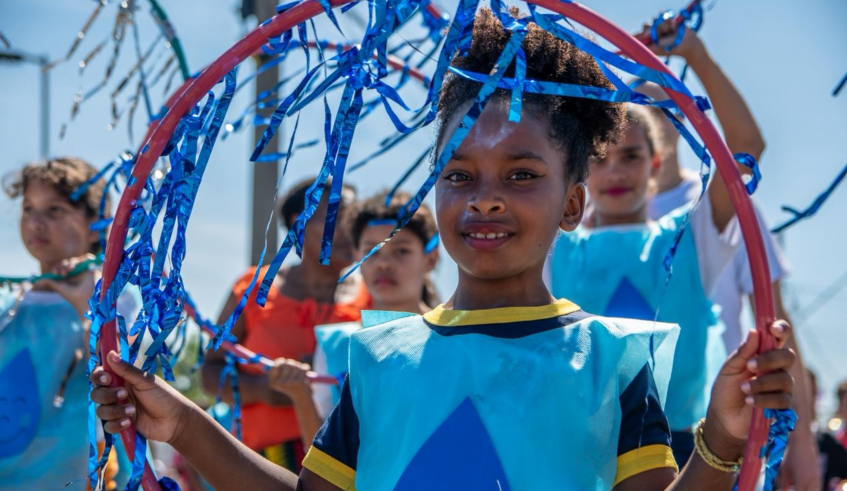 Escolas e creches da rede municipal de ensino comemoraram o aniversário do distrito. (Divulgação/PMMC)