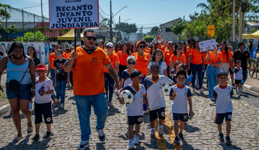 Escolas e creches da rede municipal de ensino comemoraram o aniversário do distrito. (Divulgação/PMMC)