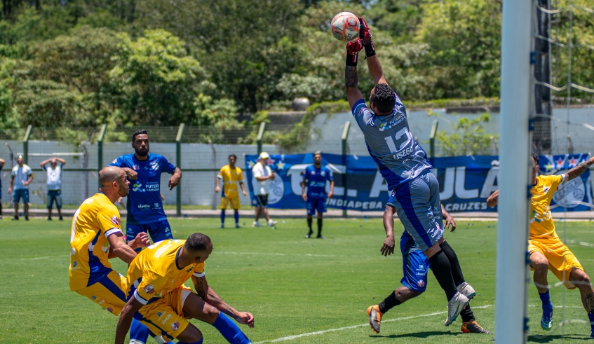 Império e Azulão fizeram uma partida bastante equilibrada, que terminou com a vitória da equipe de Braz Cubas, que conquistou o título da 1ª Copa Mogi (Divulgação/PMMC)