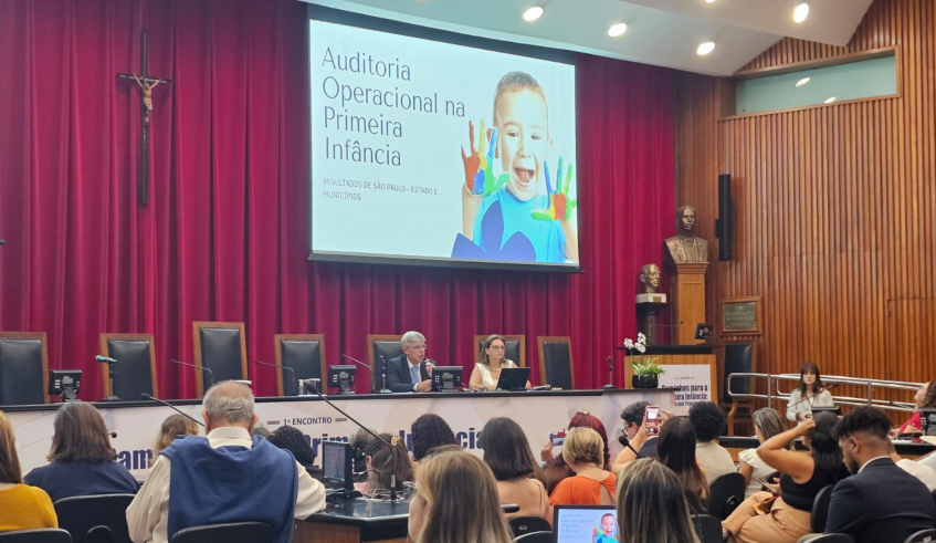 O evento, promovido pelo TCE-SP em parceria com o TJ-SP, reuniu autoridades e especialistas na área da Primeira Infância. (Divulgação/PMMC)