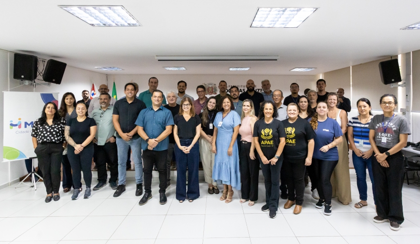 Novos membros do Conselho Municipal de Desporto foram empossados na manhã desta segunda-feira e atuarão no órgão durante o biênio 2026/2028 (Divulgação/PMMC)