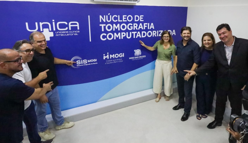 Núcleo de Tomografia Computadorizada, construído dentro da Unica de Jundiapeba, foi entregue no sábado à população (Divulgação/PMMC)