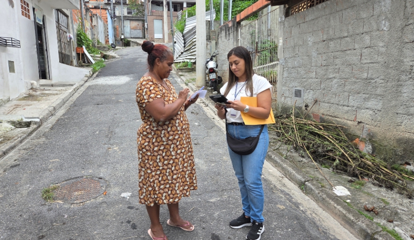 Profissionais da Prefeitura retornarão à Vila Nova União em cinco data até 11 de abril, com o intuito de finalizar a etapa de cadastro social (Divulgação/ PMMC)