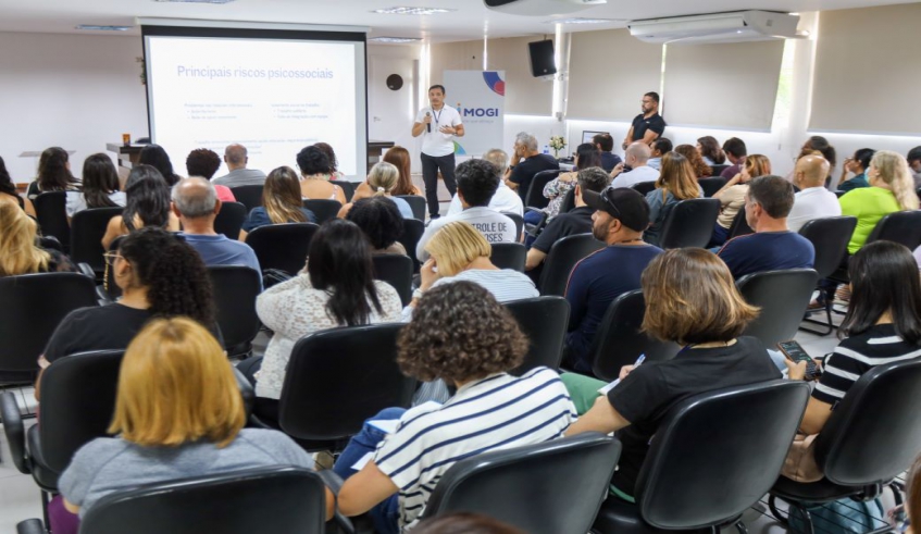 A CIPA promoveu a palestra “Saúde Mental: Problemas Psicossociais no Ambiente de Trabalho”, alinhada às diretrizes da NR-1