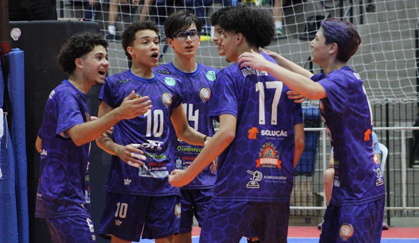 Prefeitura de Mogi das Cruzes mantém projetos de equipes de base no vôlei masculino e no feminino, dando oportunidade para jovens talentos da cidade (Divulgação/PMMC)