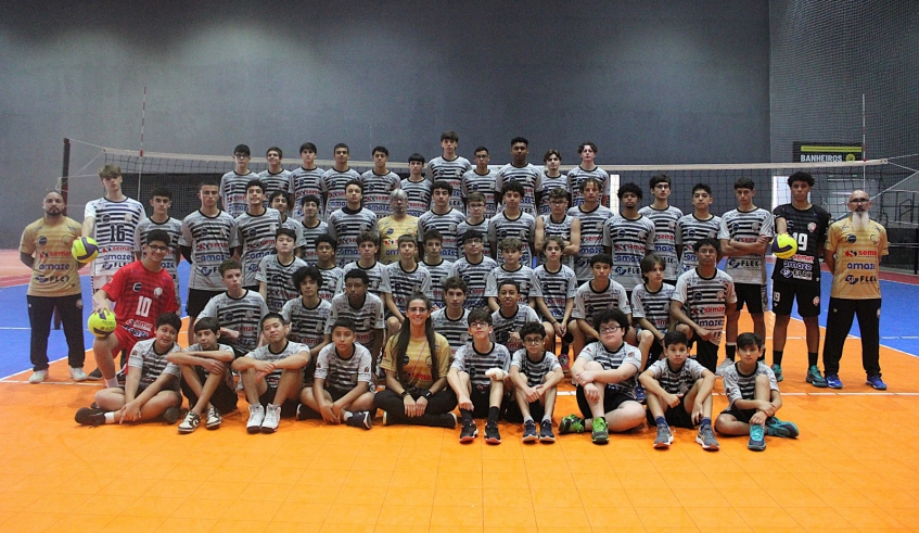 Prefeitura de Mogi das Cruzes mantém projetos de equipes de base no vôlei masculino e no feminino, dando oportunidade para jovens talentos da cidade (Divulgação/PMMC)