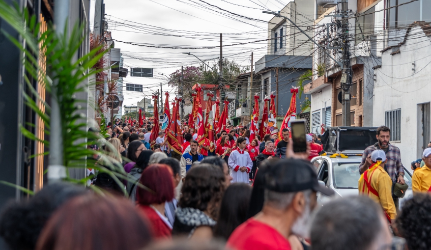 Entrada dos Palmitos é o ponto alto da programação folclórica da Festa do Divino Espírito Santo de Mogi das Cruzes e acontece neste sábado (23/05), a partir das 9h (Divulgação/PMMC)