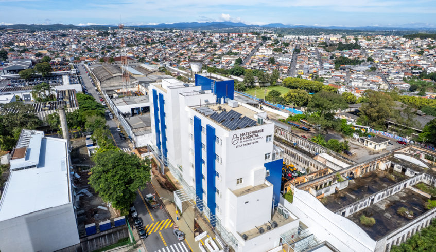 Maternidade e Hospital da Mulher e da Criança Leila Caran Costa foi inaugurada no dia 9 de maio e é a unidade de saúde mais moderna da região (Divulgação/PMMC)