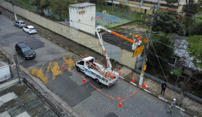 A EDP deu início nesta semana à modernização de mil pontos da iluminação, com a substituição das luminárias atuais por novas de tecnologia LED (Divulgação/ PMMC)