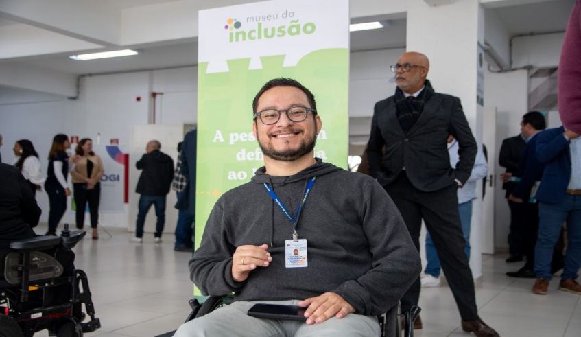 O servidor municipal Raphael de Oliveira Moraes, da Coordenadoria da Pessoa com Deficiência, esteve à frente da parceria com o Governo do Estado