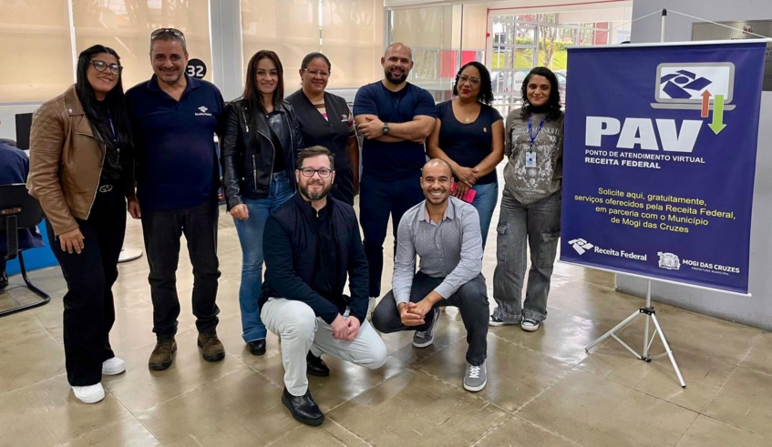 Supervisor estadual dos PAVs da Receita Federal avaliou de forma positiva trabalhos realizados em Mogi das Cruzes (Divulgação/PMMC)