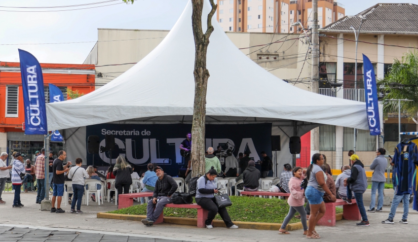 Secretaria de Cultura leva cultura e lazer à Praça Oswaldo Cruz em mais uma edição do Mogi Abraça o Centro, no sábado (30/05) (Divulgação/PMMC)