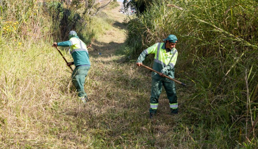 Botujuru recebe serviços de zeladoria até o final do mês (Divulgação - PMMC)