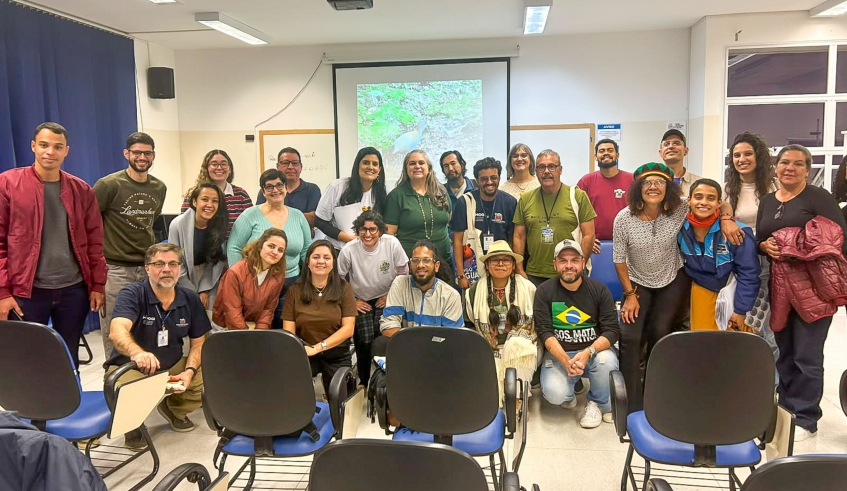Atividade foi parceria da autarquia com Secretaria do Clima e Meio Ambiente, Universidade de Mogi das Cruzes e Instituto Itaquareia (Divulgação/Semae)