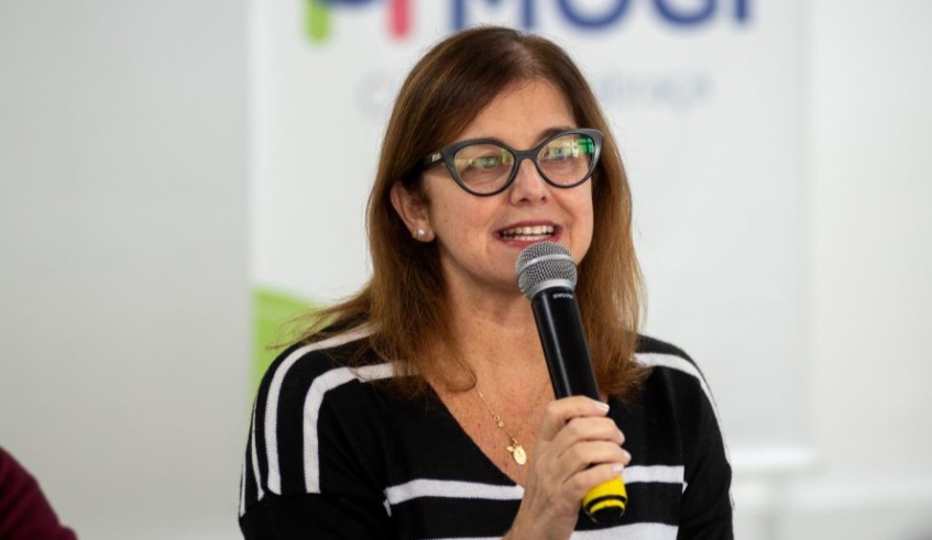 Durante o evento, a prefeita Mara Bertaiolli destacou a importância do incentivo ao empreendedorismo e da valorização dos equipamentos públicos municipais (Divulgação - PMMC)