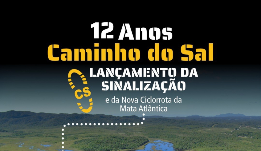 Caminho do Sal celebra 12 anos com passeio ciclístico e lançamento de nova Ciclorrota da Mata Atlântica, neste domingo (21/06)